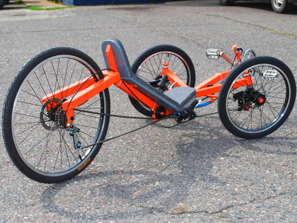 Warrior Racing Trike - a fast recumbent tadpole